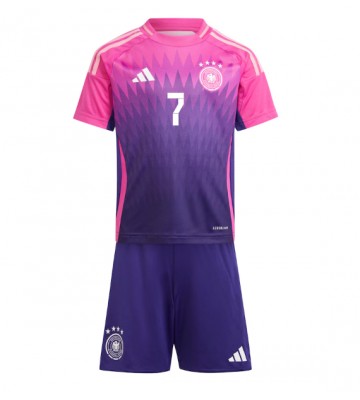 Tyskland Kai Havertz #7 Udebanetrøje Børn EM 2024 Kortærmet (+ Korte bukser)